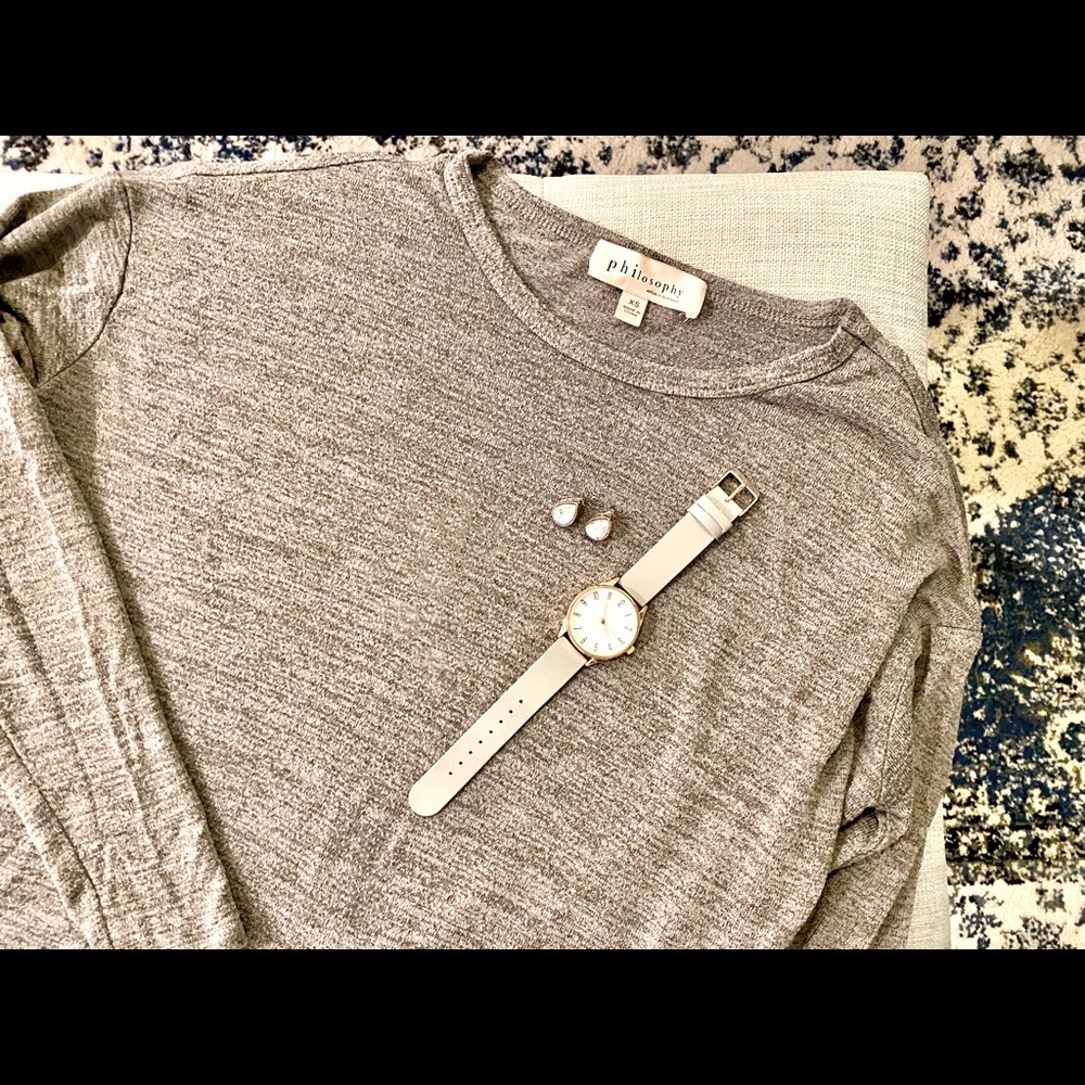 Philosophy Crew Neck Top